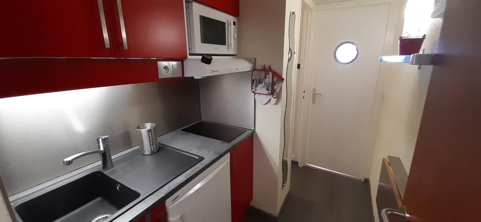 La Mongie, Studio pieds des pistes, parking intérieur privé Esterno foto